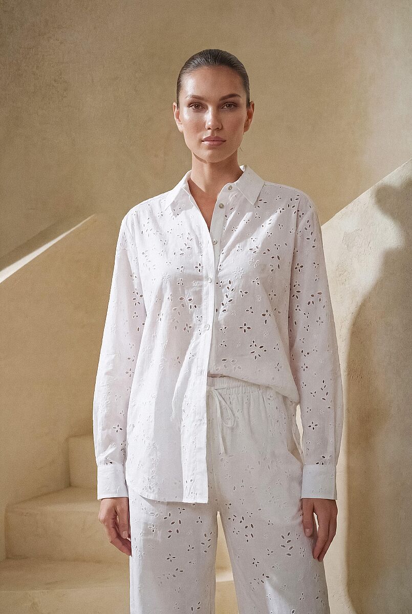 LIORA - Braletli Vegan İpek Kadın Pijama Takımı - Ivory - Pierre Cardin (1)