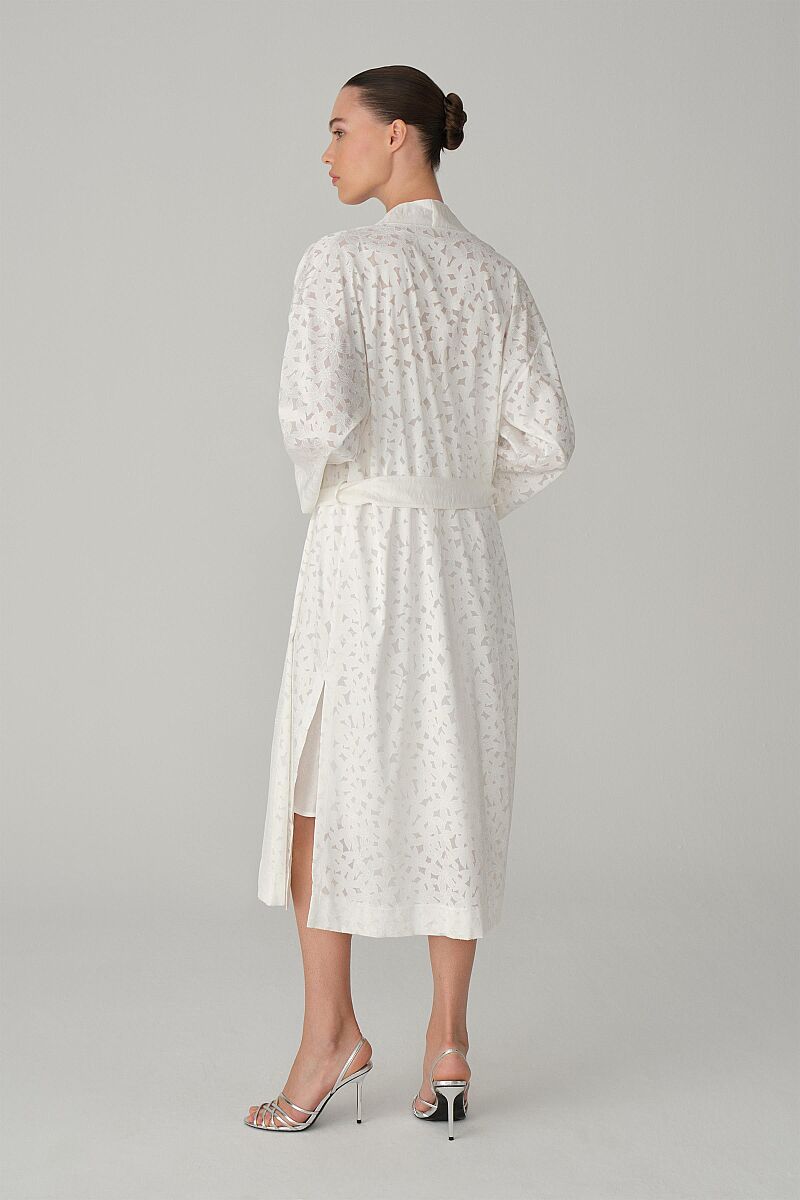 LILY - Vegan İpek Saten Altılı Gelin Çeyiz Takımı - Ivory - Pierre Cardin (1)