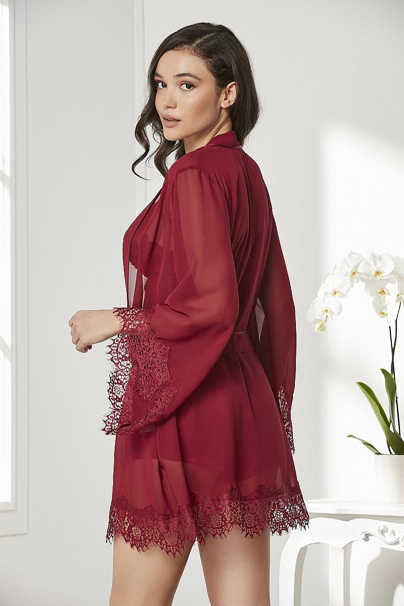 Saten Dörtlü Gelin Çeyiz Seti - 7005 Bordo - Pierre Cardin (1)