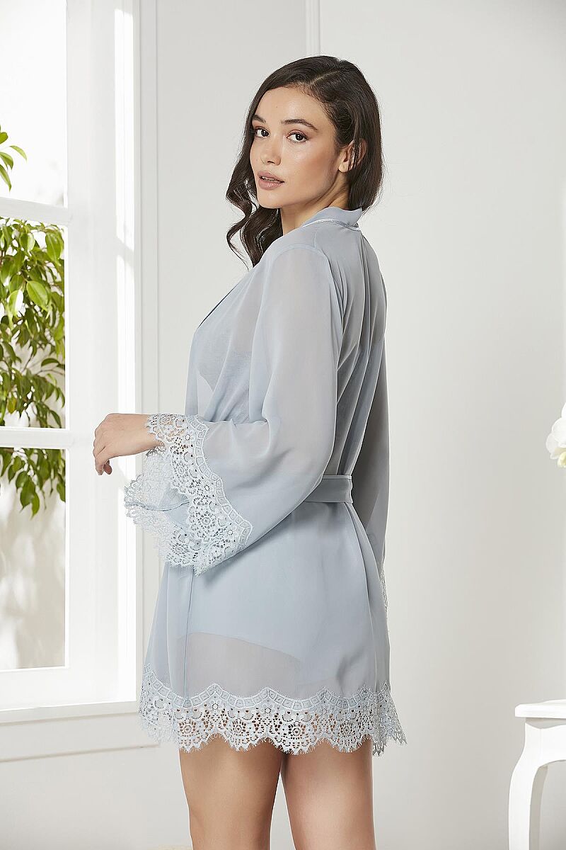 Saten Dörtlü Gelin Çeyiz Seti - 7005 Mist - Pierre Cardin (1)