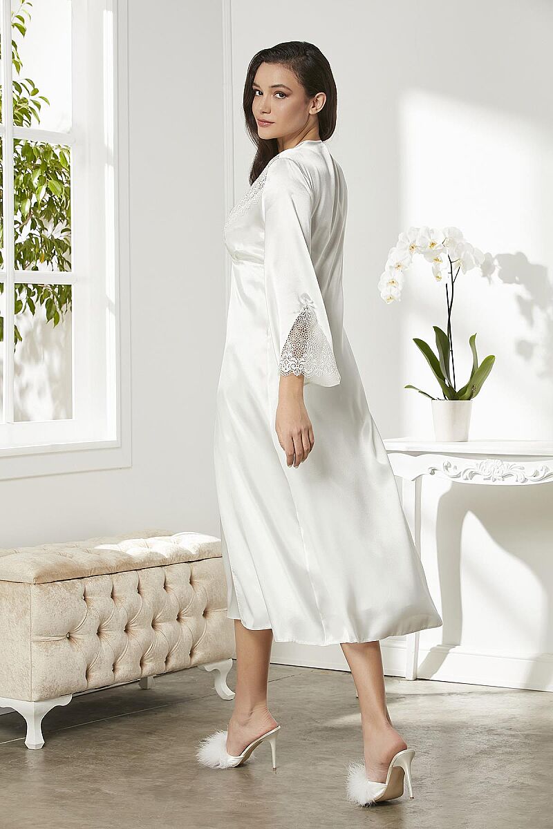 Saten Altılı Gelin Çeyiz Seti - 6425 Ekru - Pierre Cardin (1)