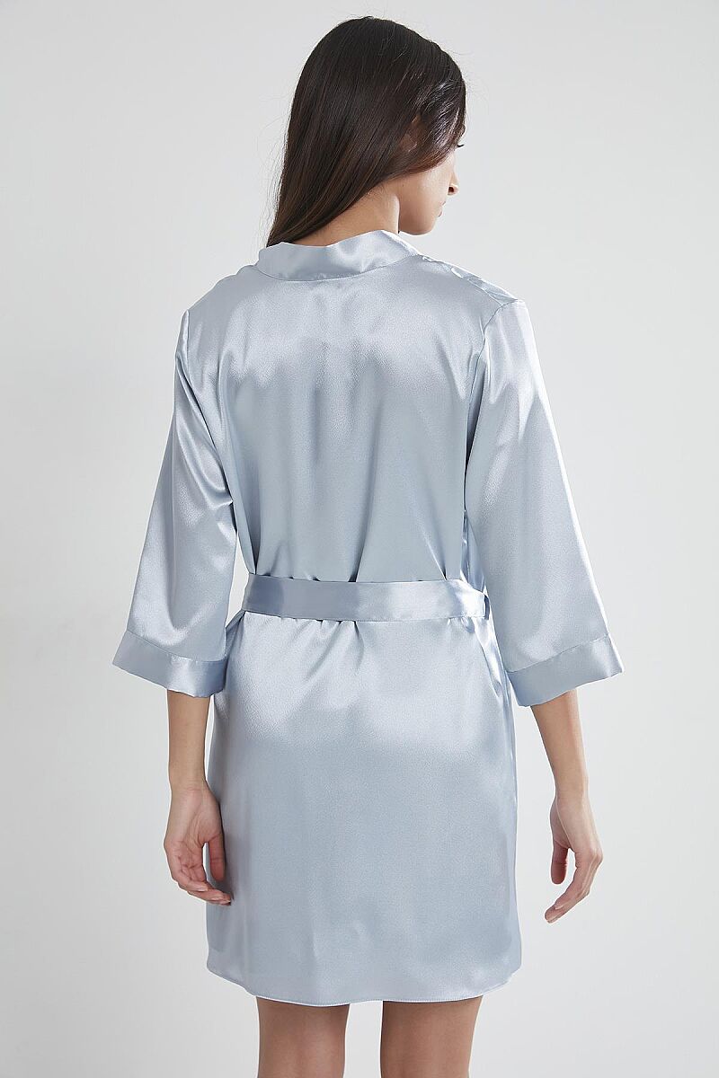 Saten Kadın Sabahlık - 1010 Mist - Pierre Cardin (1)