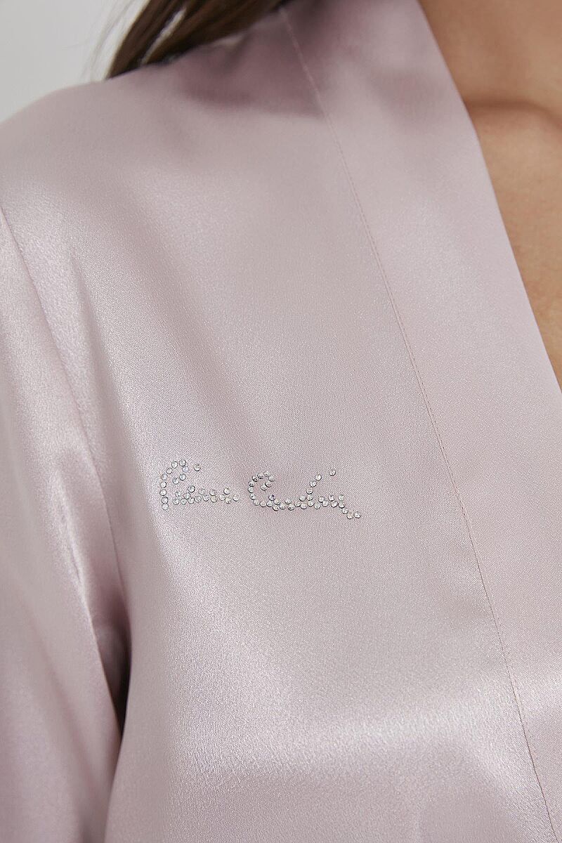 Saten Kadın Sabahlık - 1010 Pudra - Pierre Cardin (1)