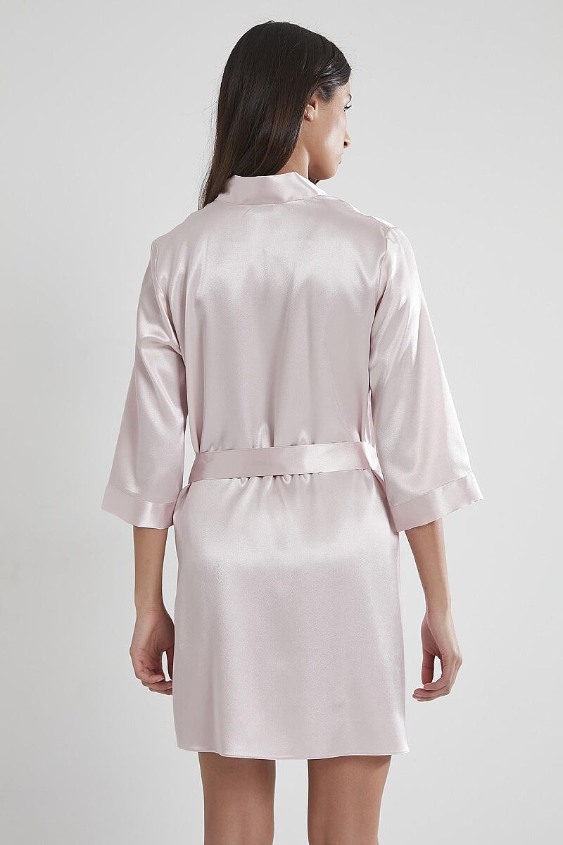 Saten Kadın Sabahlık - 1010 Pudra - Pierre Cardin (1)