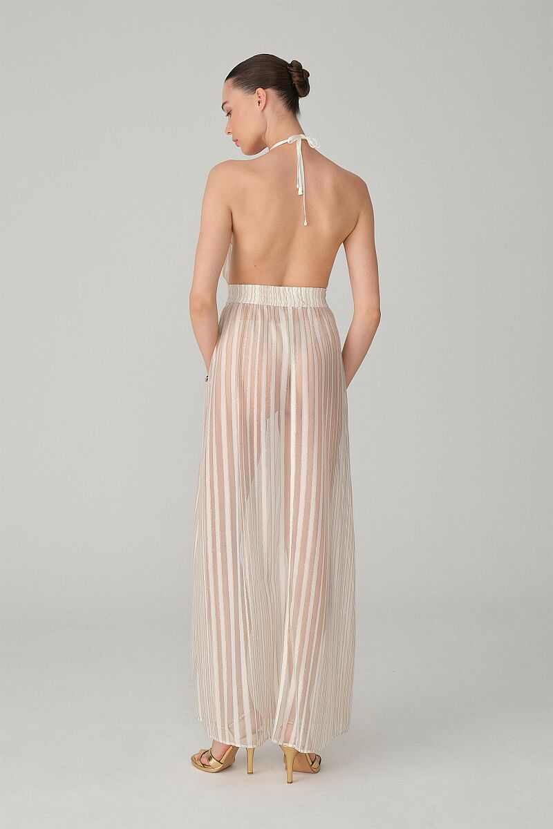 PRINCESS - Vegan İpek Saten Altılı Gelin Çeyiz Takımı - Ivory - Pierre Cardin (1)