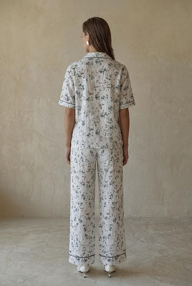 ALARA - Viscose Kısa Kol Kadın Pijama Takım - Neutral - Pierre Cardin (1)