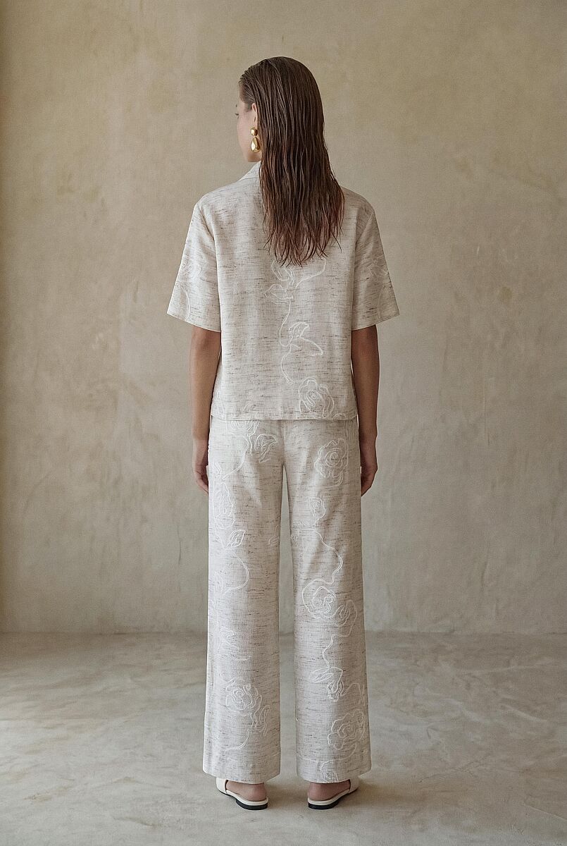 BRISA - Viscose Kısa Kol PijamaTakım - Neutral - Pierre Cardin (1)